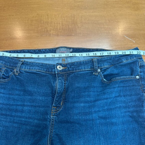 Torrid Jeans Mid Rise Skinny Ankle Vintage Stretch Medium Wash Size 26 #13622634 - Picture 5 of 12